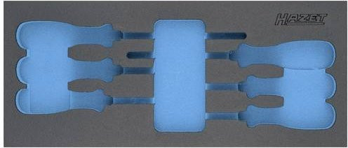 Hazet Schaumstoffeinlage 163-522L, Farbe: Blau, B: 39,2 cm, T: 17,2 cm - Bild 1