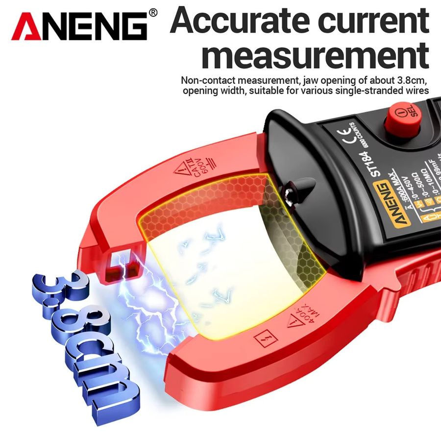 ANENG ST184 Plus BT173 Multimeter und Zangenamperemeter Set mit HD-Bildschirm und Batterietester für AC-Spannung - Bild 2