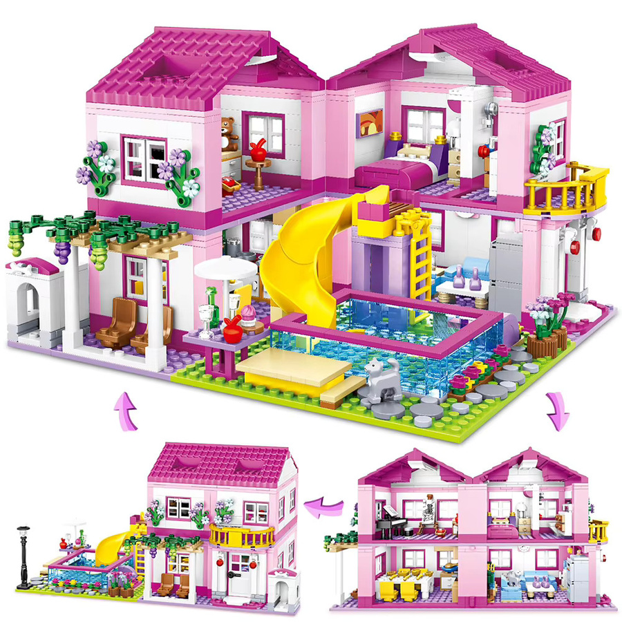 FUNXINEE Stadt Street View Haus, Baustein Set, ab 8 Jahren - Bild 2