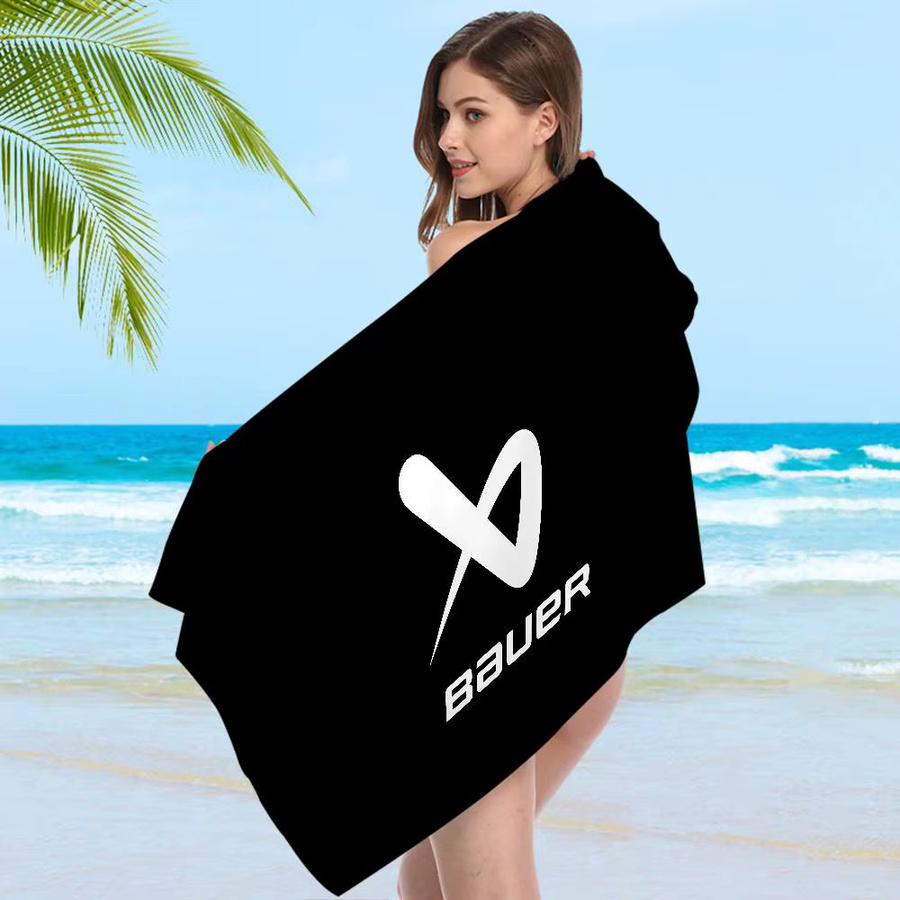 BEAST KINGDOM Strandtuch aus Mikrofaser in Schwarz für Yoga, Schwimmen und Sport - Bild 5