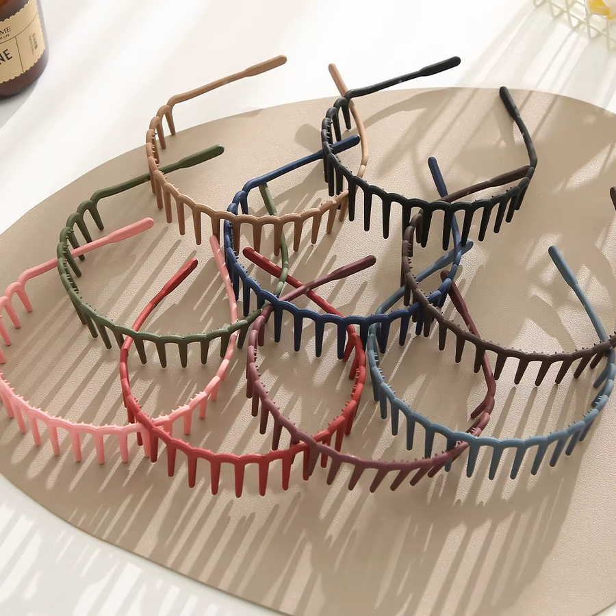 Stirnband Zick-Zack, Kunststoff, transparent, Damen, Mädchen - Bild 2