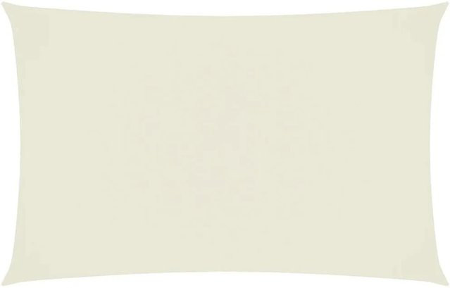 Furnicato Sonnensegel aus PU-beschichtetem Oxford-Gewebe, rechteckig, Creme, Breite: 7 m, Tiefe: 4 m - Bild 1