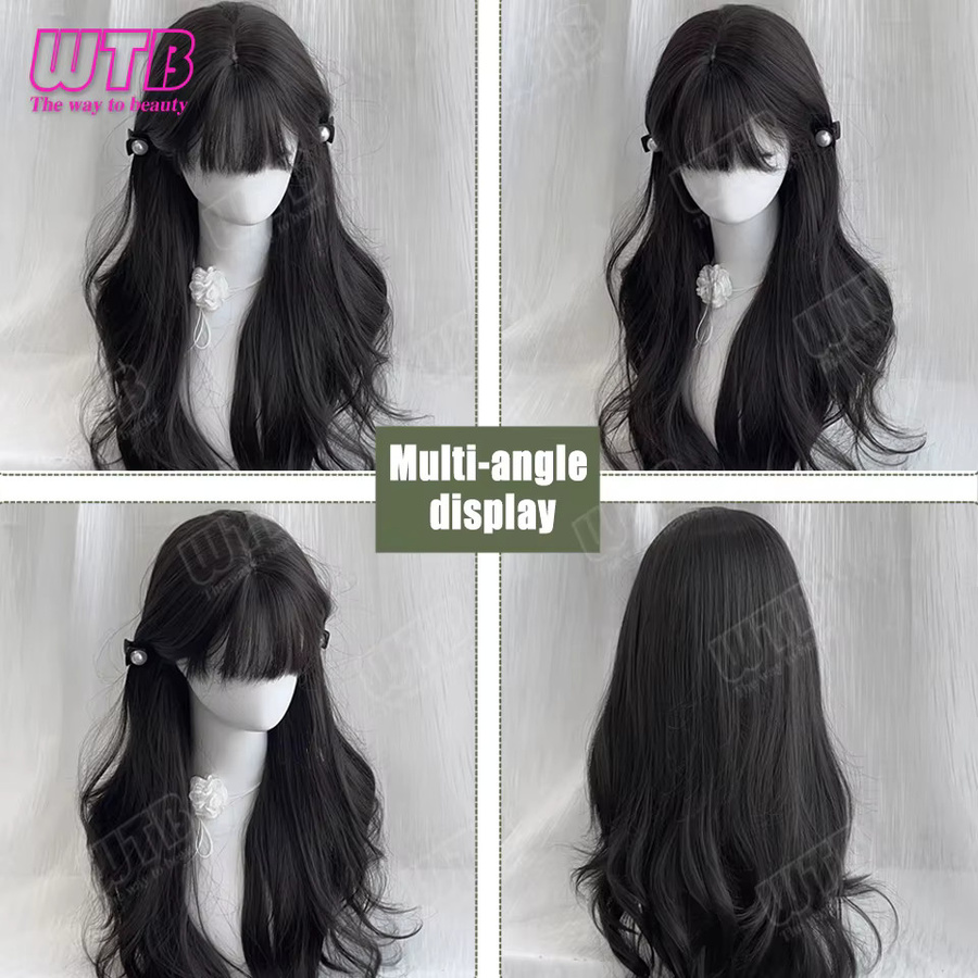 WTB Synthetische Lolita-Perücke, große gewellte Locken, Damen - Bild 3