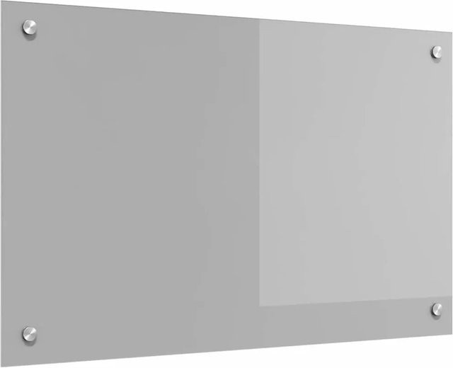 vidaXL Küchenrückwand aus gehärtetem Glas in Hellgrau, Breite: 80 cm, Höhe: 50 cm - Bild 1