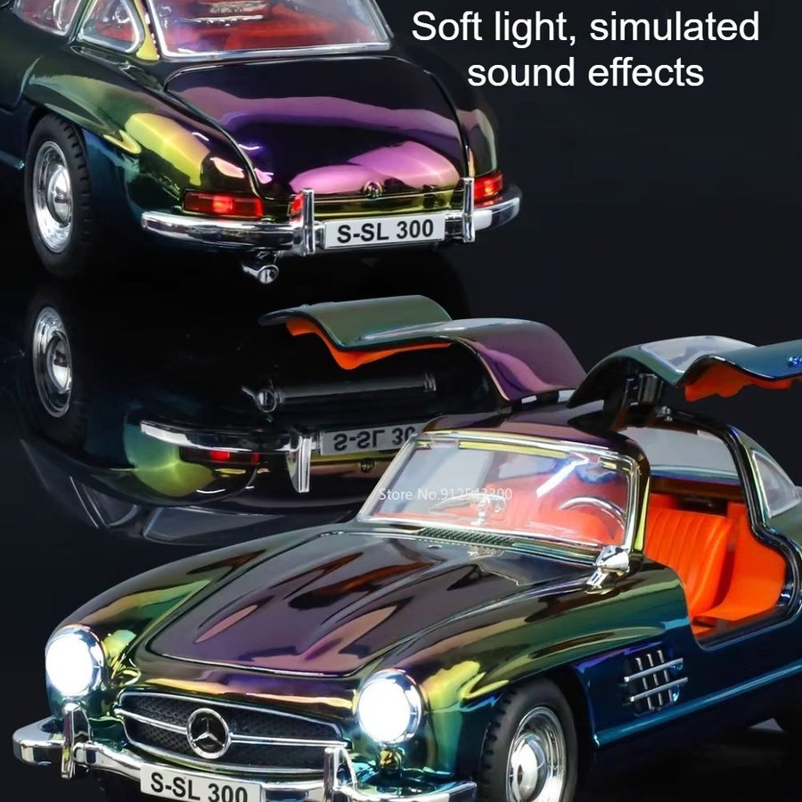 MAKEDA 300SL Vision GT Sportwagen-Modellspielzeug, 1:24, Metall - Bild 5