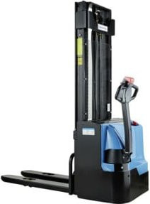 HanseLifter Deichselstapler E-DH1230-MG in Blau mit 1.200 kg Tragfähigkeit und 3.000 mm Hubhöhe - Bild 1
