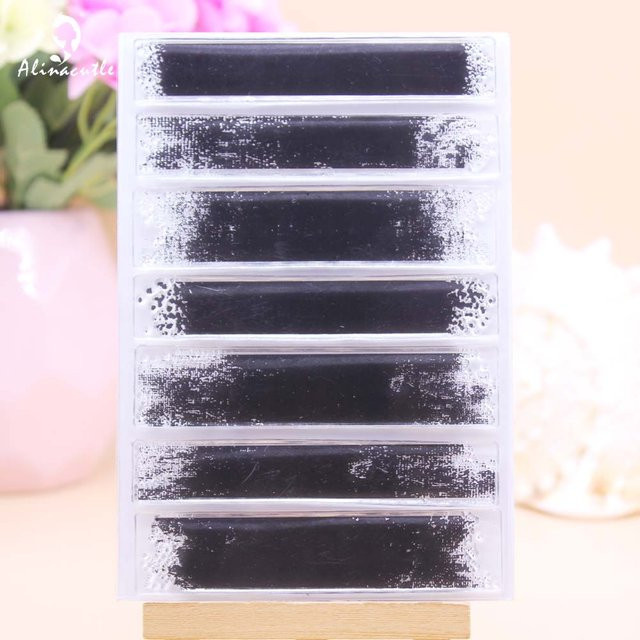 Alinacutle Silikonstempel Graffiti Stripe für Scrapbooking und DIY Bastelarbeiten, transparent - Bild 1