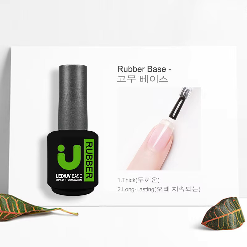 UNO JYJ Gummi-Basis- und Top-Coat-Gel-Nagellack, Matt, 15 ml - Bild 2