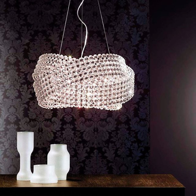 Marchetti Diamante Sospensione S65 Pendelleuchte aus Kristall in Transparent und Multicolour - Bild 1