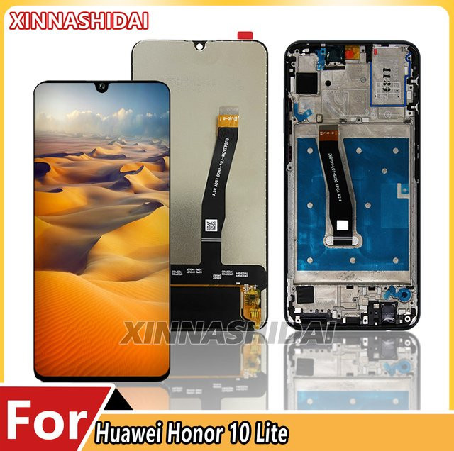 Huawei Honor 10 Lite LCD Display Touchscreen mit Rahmen in Schwarz oder Pink für Honor 10i HRY-LX1 HRY-LX2 - Bild 1