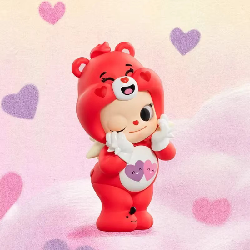 POP MART CareBears x Zsiga Serie Blind Box Mystery Box mit einer zufälligen Action Figur als Sammlerstück in Rot - Bild 1