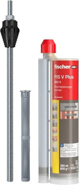 Fischer Montageset Thermax-16 für Wärmedämmfassaden bis 200 mm in Silber - Bild 1
