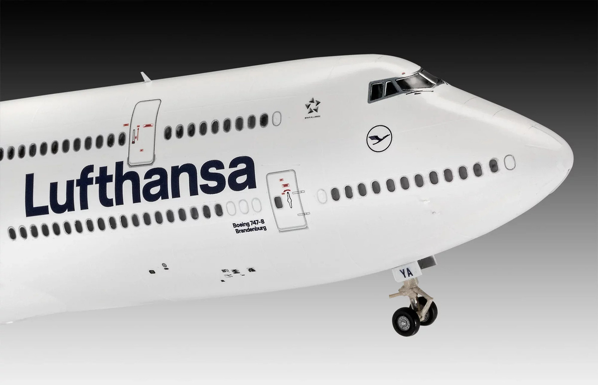 Revell Boeing 747-8 Lufthansa Flugzeug Bausatz 1:144 - Bild 4