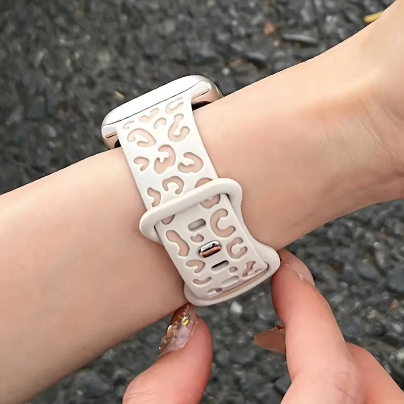 PEO Uhrenarmband und Hülle, Silikon, Weiß, Unisex - Bild 2