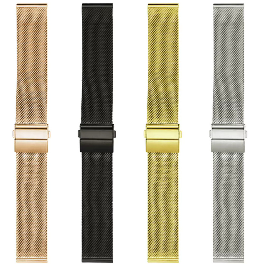 Aotelayer Uhrenarmband Milanaise, Edelstahl, Unisex - Bild 2