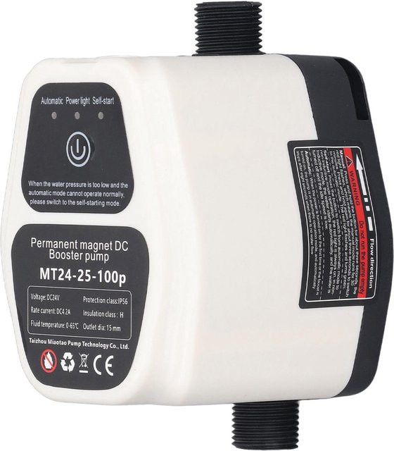 Koogeelife Booster Pumpe 100W 24V mit intelligenter Sensorik zur Druckerhöhung in Weiß - Bild 1