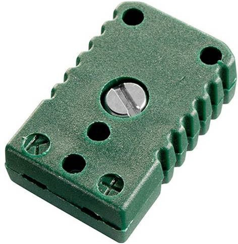 B + B Thermo-Technik Miniaturkupplung Typ K in Grün für Temperaturen von -50 bis +120°C - Bild 1