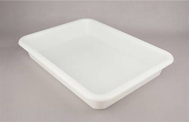 Scaritech Rechteckige Teigwanne für Bäcker, Weiß, 10er Pack, B/T/H: 40 x 51 x 7,5 cm - Bild 1