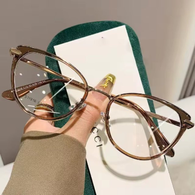 Rooftrellen Korrektionsbrille Cat Eye, Vollrand, Damen, Blaulichtfilter - Bild 1