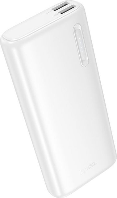 HOCO Externe Batterie J158A mit 10000mAh, 10W und 2 x USB-A, Weiß - Bild 1