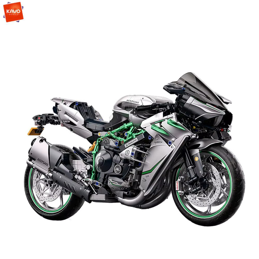 KAVOWORLD Realistischer Superbike-Bausatz, Konstruktions-Lernspielzeug, 2248 Teile, ab 14 Jahren - Bild 6