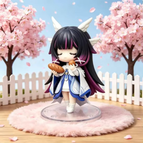 LEOSOXS Genshin Impact Columbina Hyposelenia Q-Version Modell, Ornament - Bild 2