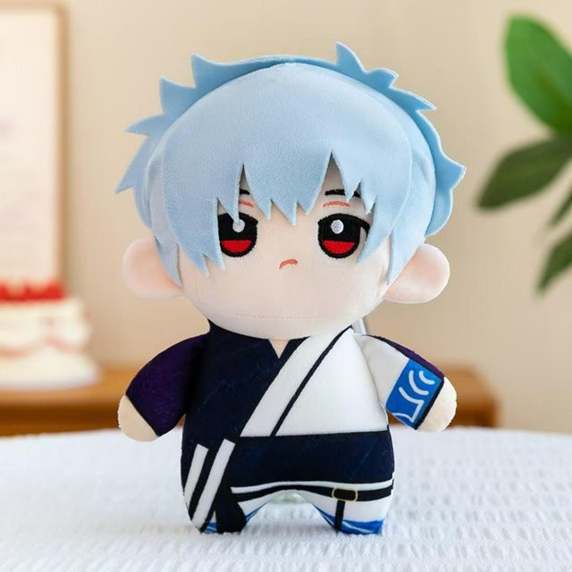 Yiran toy Gintama Plüschtiere, Sakata Gintoki Kagura Okita Sougo Hijikata Toushirou, ab 18 Jahren - Bild 1