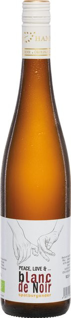 Peace Love & ... Blanc de Noir Spätburgunder Weißwein, Pfalz, 2025, halbtrocken, 0,75 l - Bild 1