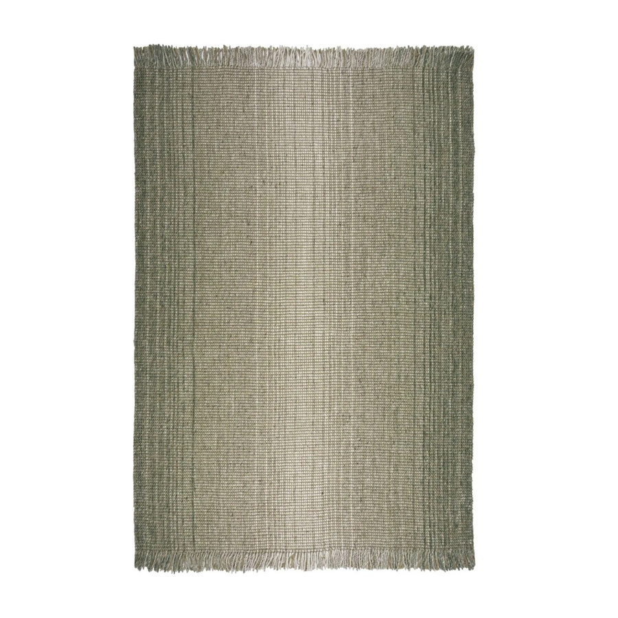 Flair Rugs Kurzflorteppich Jute Ombre Grün B: 160 cm, T: 230 cm - Bild 2