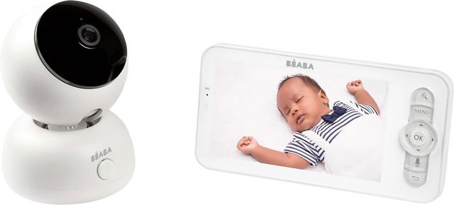 Beaba Babyphone ZEN Premium mit Kamera, Audio-Video-Übertragung, App-Steuerung und WiFi in Weiss - Bild 1