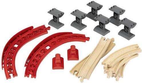 BRIO Schienenpaket Berg und Tal Ergänzung/Zubehör aus Holz - Bild 1