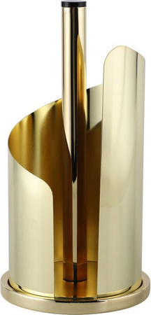 ECHTWERK Küchenrollenhalter aus Edelstahl in Gold, freistehend und rutschfest, B/T/H: 16 x 33 x 33 cm