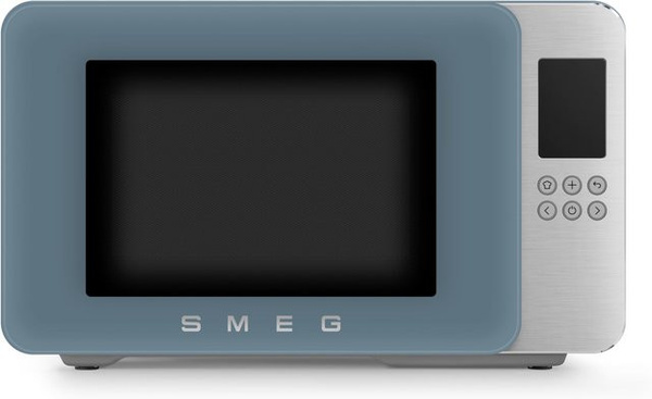 Smeg Stand-Kombi-Mikrowelle MOC01SBMEU in Storm Blue