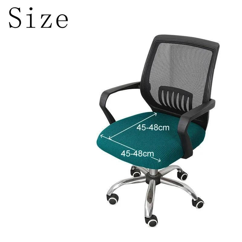 Bestbags Universal Bürostuhl Sitzbezug in Grün mit geteilten Armlehnen aus elastischem Stretch-Material - Bild 2
