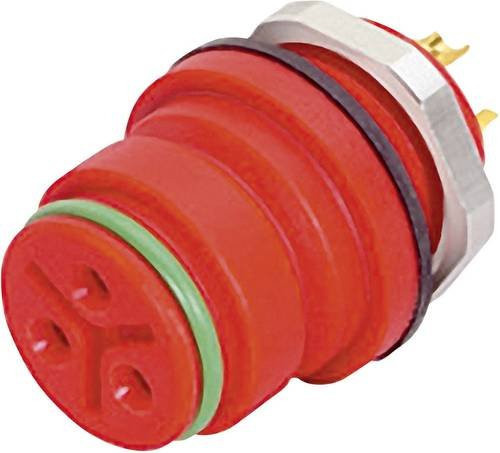 Binder 99-9108-50-03 Rundstecker Buchse Serie 3 Einbau Flush Rot - Bild 1