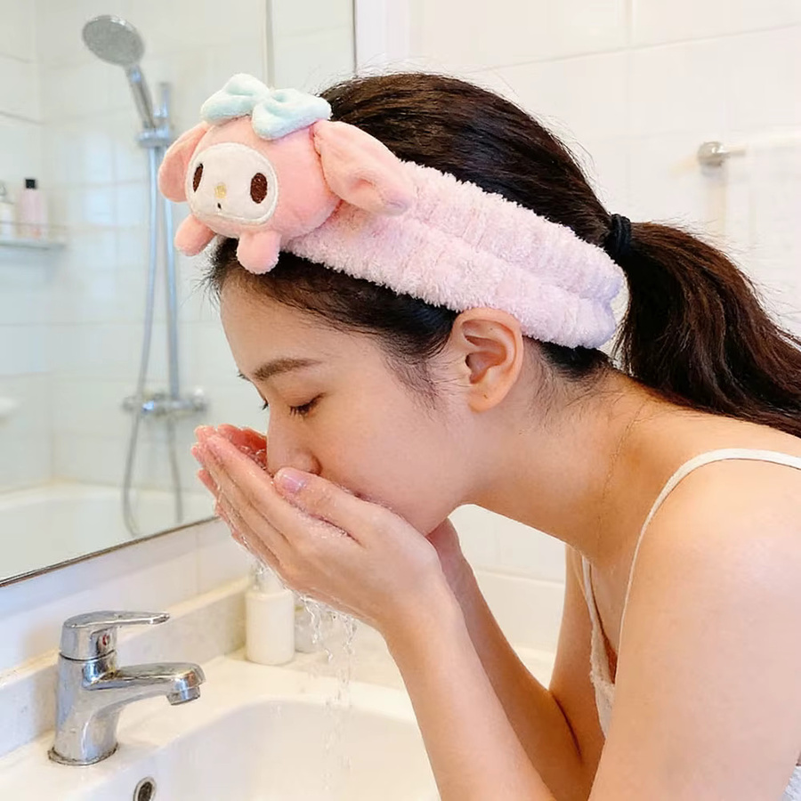 Sanrio Kuromi Cinnamoroll Waschgesichts-Stirnbänder, Damen - Bild 2