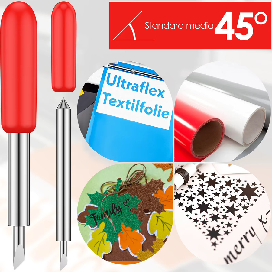 Toorise Hartmetall Schneidklingen für Summa Plotter in 30°, 45° und 60° Winkel für Vinyl Cutter - Bild 5