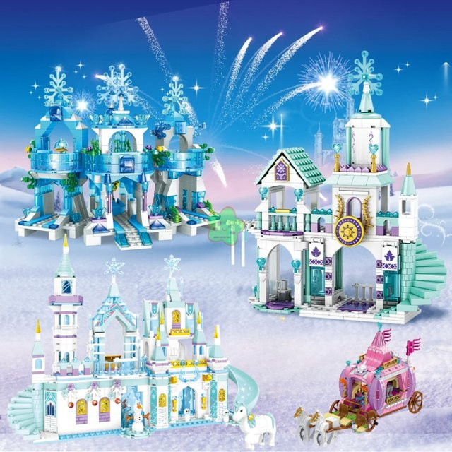 CTMA Prinzessin Luxus Eis Burgen, Bausteine Spielplatz Haus, Set - Bild 1