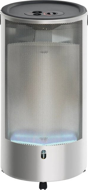 Firefix Gas-Heizofen Chic 4200 Eco in Silber mit 4,2 kW Leistung und Edelstahl-Design - Bild 1
