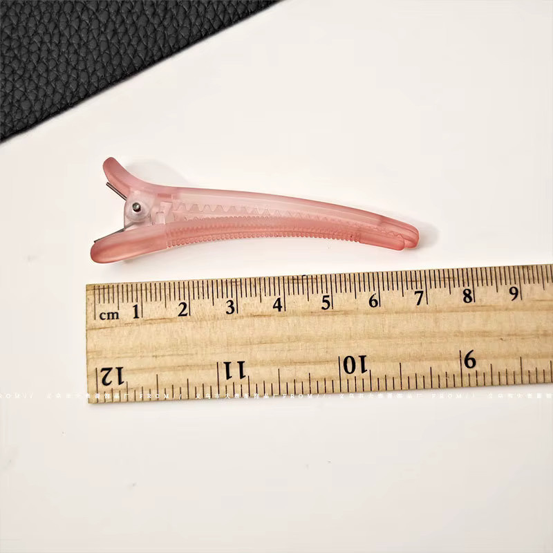 Entenschnabel-Clip, transparenter Haarnadel, gefrostet, Unisex - Bild 4