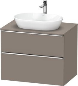 Duravit Waschtischunterschrank D-Neo in Grau Matt, Wandhängend, B/T/H: 80 x 55 x 66,4 cm - Bild 1