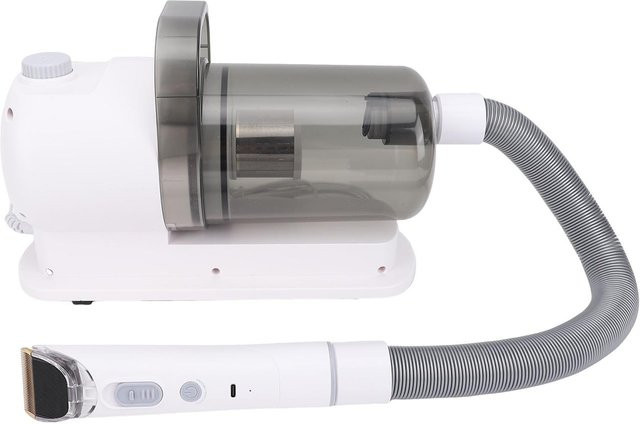 aimo 5 in 1 Haustierpflege-Set mit Staubsauger und Haarschneider in Weiß - Bild 1