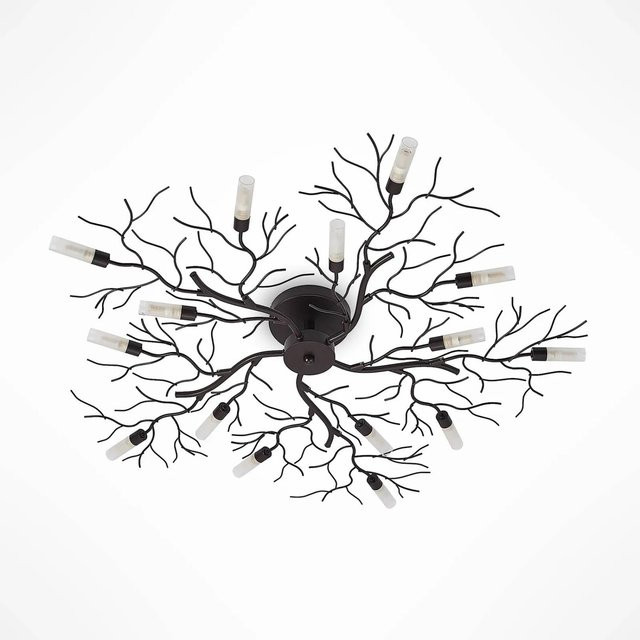 Lindby Deckenlampe Bigna Modern in Braun aus Metall und Glas, 15-flammig, G9, für dein Wohnzimmer - Bild 1