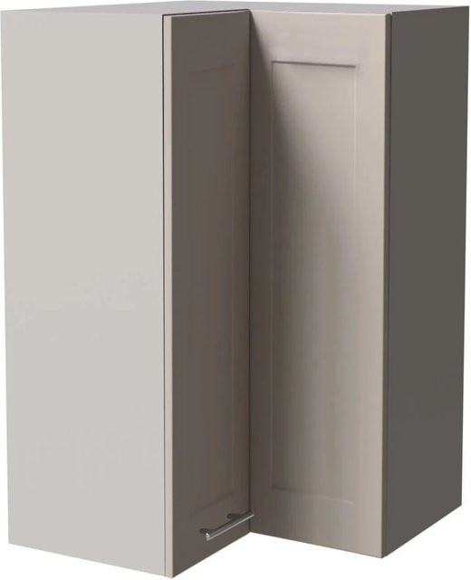 Eckhängeschrank Feldmann-Wohnen Oslo in Grau Kaschmir Matt, B/T/H: 60 x 60 x 96 cm - Bild 1