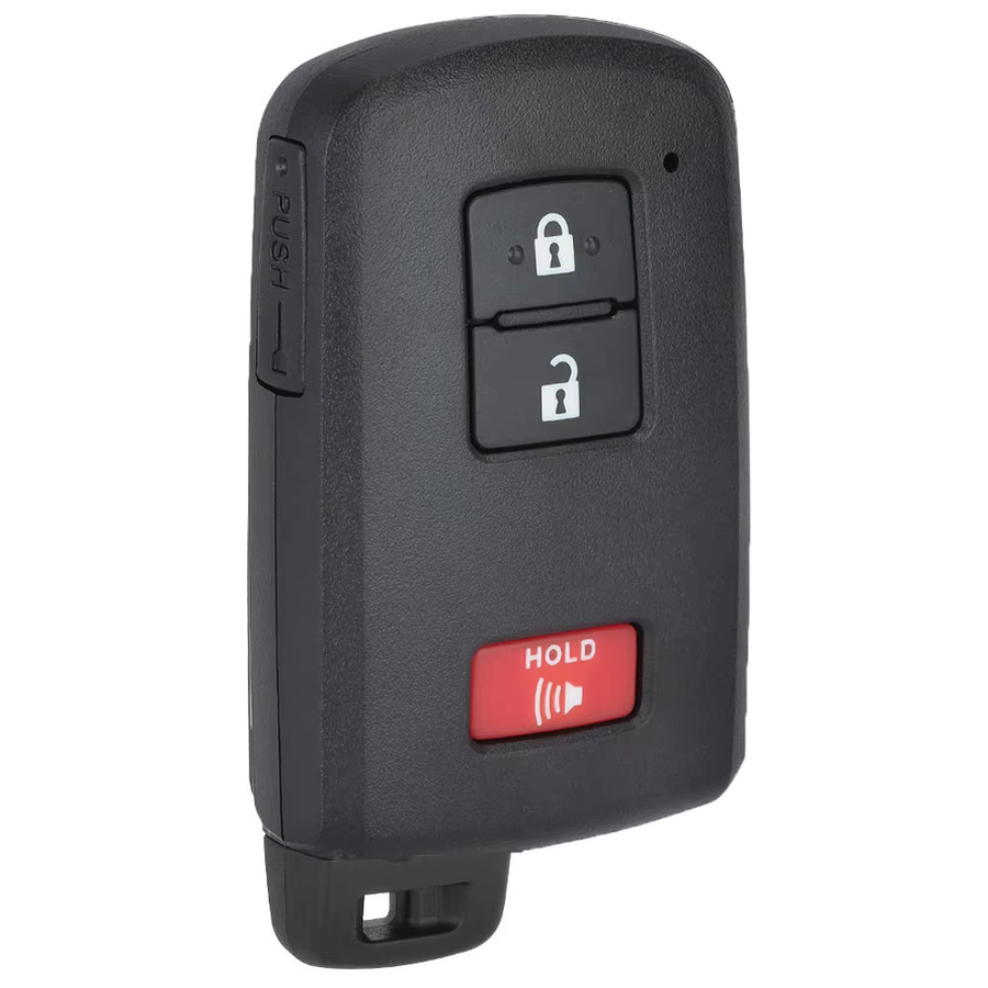 DIYKEY Smart Keyless Remote Key Fob für Toyota Prius C, Prius V und RAV4 in Schwarz, Modell 281451-0020, HYQ14FBA, 89904-52290, 314,3 MHz - Bild 3