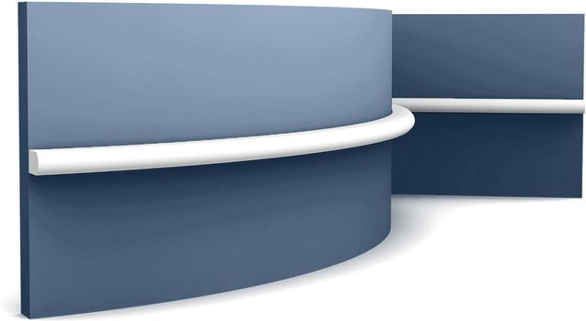 Orac Decor Wand- und Friesleiste PX209F Modern Ribbon Flexible Zierleiste in Weiß - Bild 1
