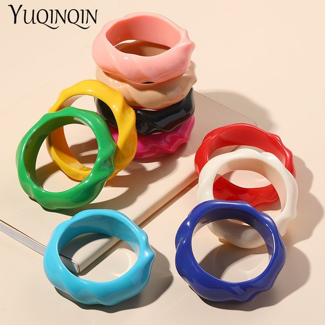 YUQINQIN Armband, Acryl, Weiß, Damen - Bild 1
