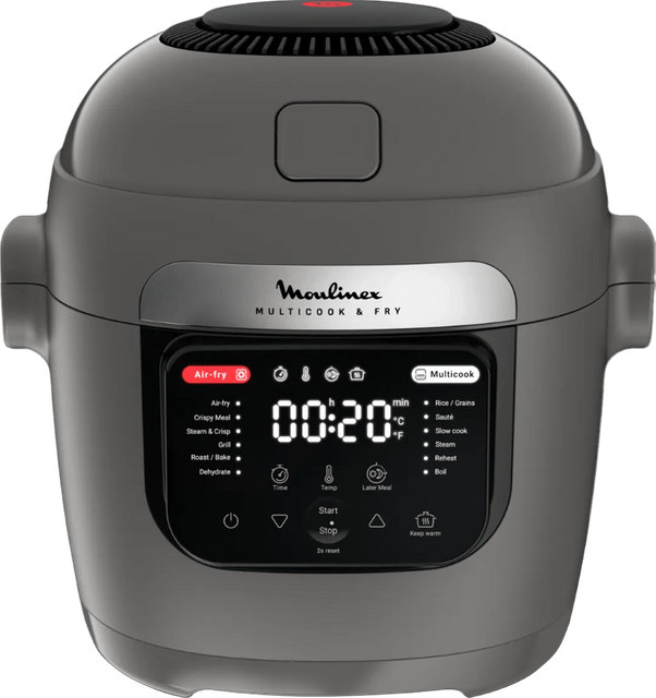 Moulinex Multicook & Fry MZ730B Multikocher mit Timer in Anthrazit - Bild 1