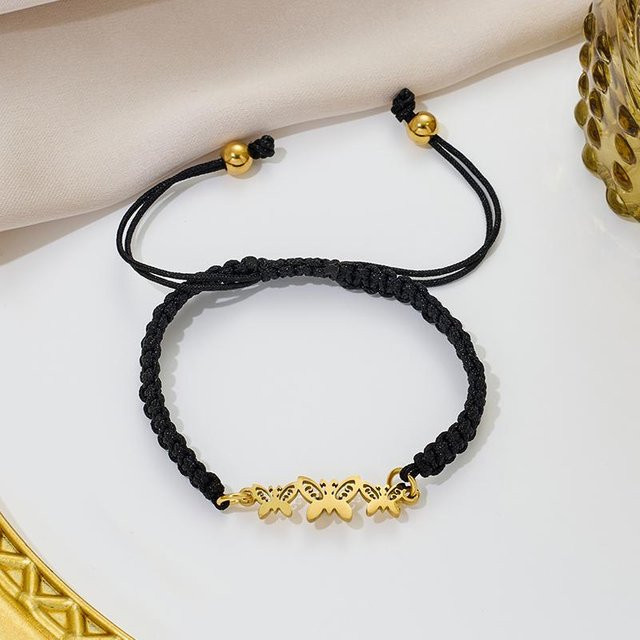 Armband Schmetterling Biene, Silber, Damen - Bild 1