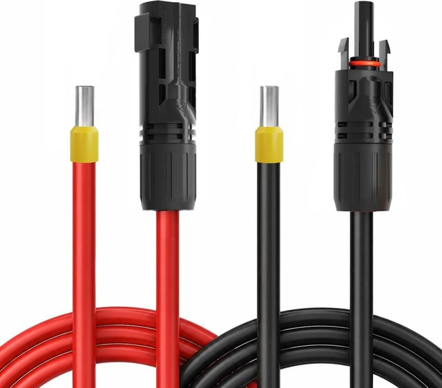 hb-digital Solar Anschlusskabel Set H1Z2Z2-K 4mm2 1500V in Rot und Schwarz, 2x 45m - Bild 1